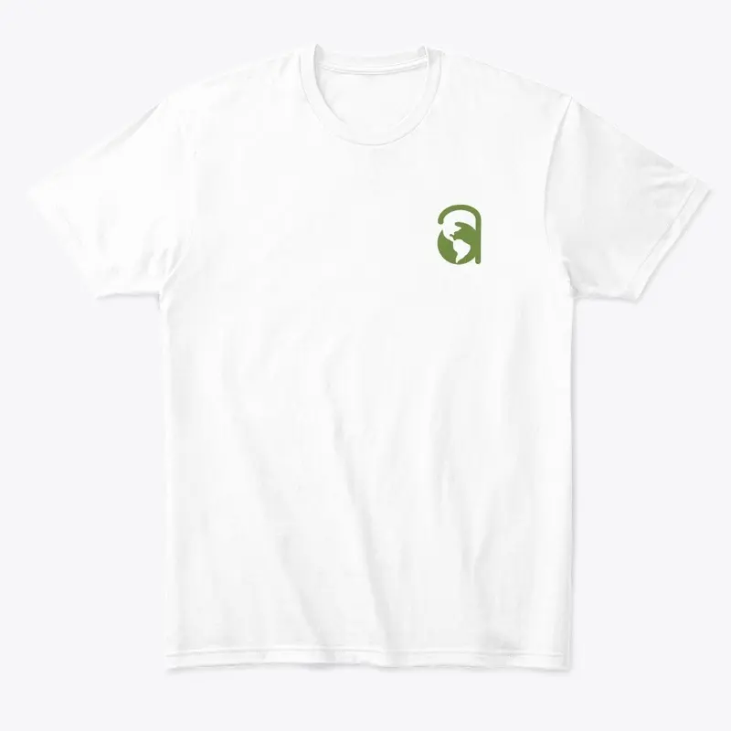 basic white tee